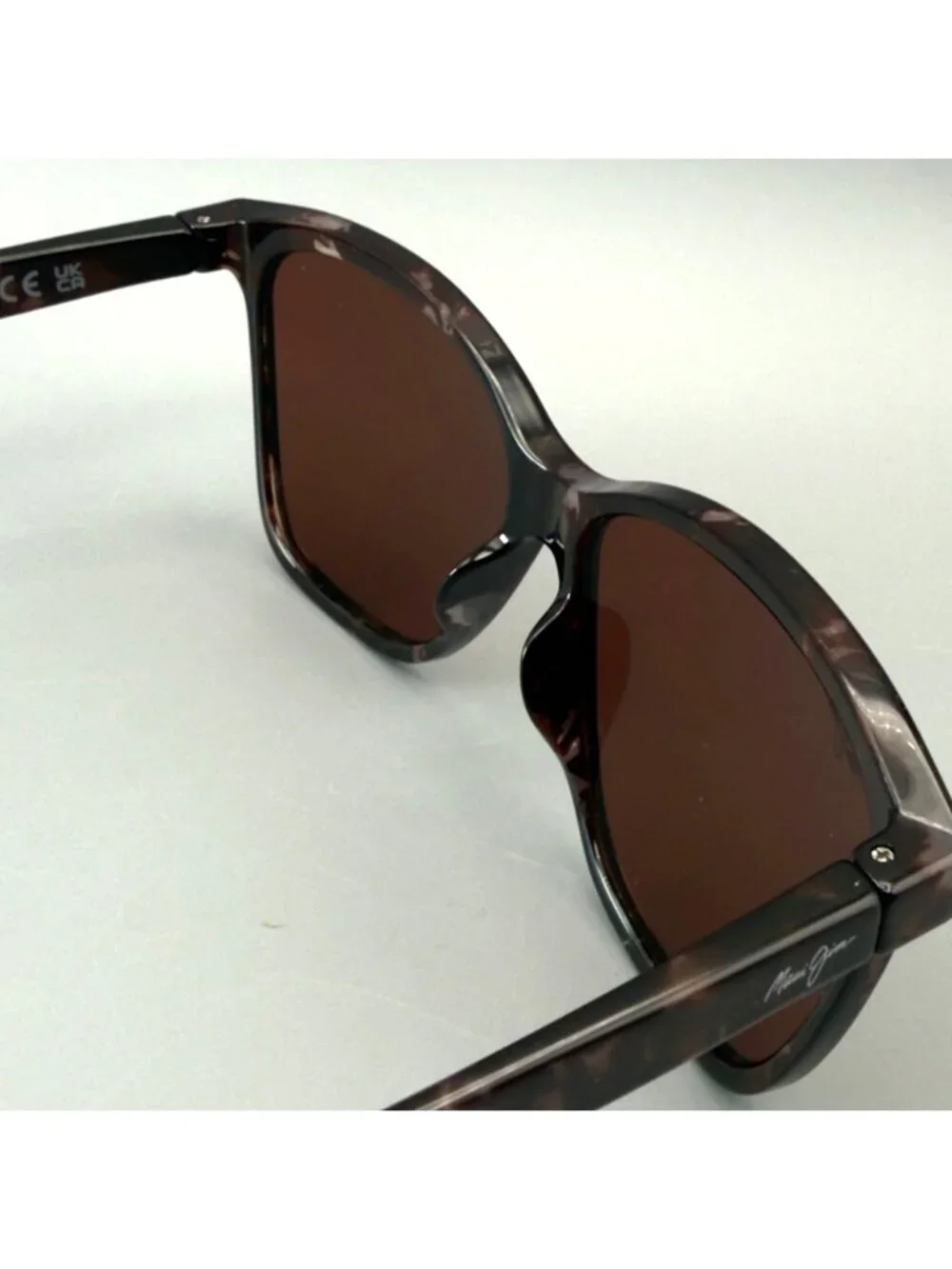 Maui Jim Sunglasses Liquid Sunshine Oversized MJ 601-04 Tortoise Rose 58 14 137